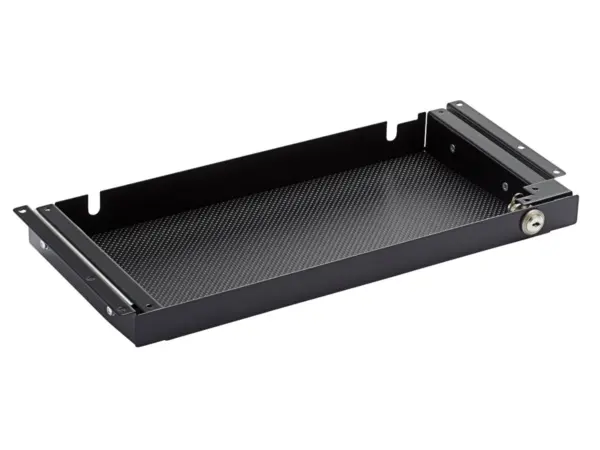 TecLines TUS008B Unterbau Schublade 186mm tief S, abschlie?bar, schwarz