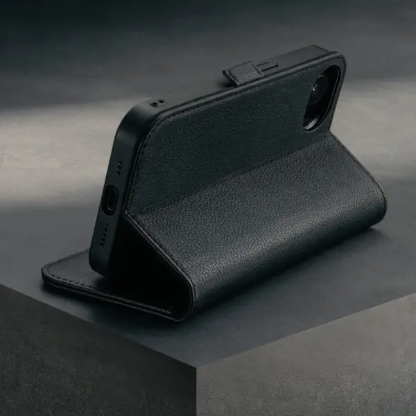 iPhone 16e Lederhülle - Schwarz – Bild 2