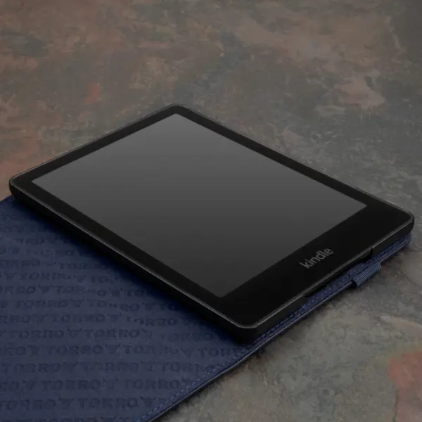 Kindle Paperwhite / Paperwhite Signature Edition Lederhülle (11. Generation 2021/2022/2023) - Marineblau – Bild 2