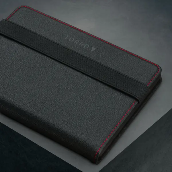 Kindle Paperwhite/Paperwhite Signature Edition & Kindle Colorsoft Hüllen (2024 Models) - Schwarz mit Rotem Detail – Bild 5