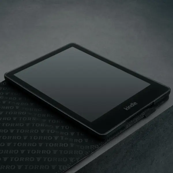 Kindle Paperwhite/Paperwhite Signature Edition & Kindle Colorsoft Hüllen (2024 Models) - Schwarz mit Rotem Detail – Bild 2
