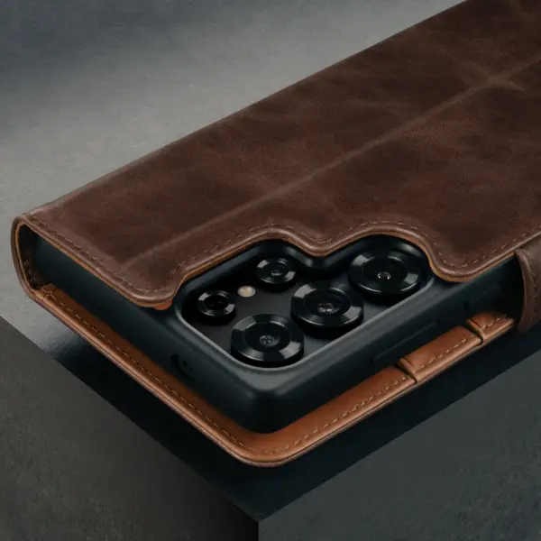Abnehmbare Brieftaschenhülle für Galaxy S25 Ultra - TORRO Signature / Dunkelbraun – Bild 4