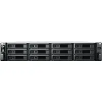 Synology RackStation RS2423RP+ NAS Rack (2U) Ryzen Embedded V1780B 8 GB DDR4 48 TB HDD DiskStation Manager Schwarz (RS2423RP+ + 12X HAT3300-4T)