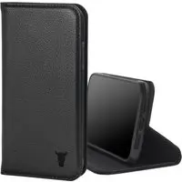iPhone 11 Lederhülle (mit Standfunktion) - Schwarz