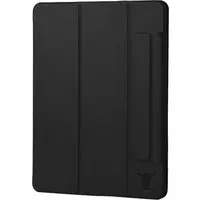 iPad Mini 7 / Mini 6 Rahmenlose magnetische Lederhülle (7. Gen / 6. Gen) - Schwarz