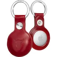 AirTag-Schlüsselanhänger Leder - Rot