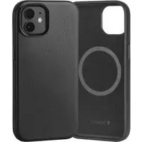 iPhone 12/12 Pro Leder Bumper Hülle (MagSafe-kompatibel) - Black