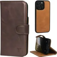 iPhone 16 Pro Max Lederhülle (mit abnehmbarer Hülle und MagSafe-kompatibel) - TORRO Signature / Dunkelbraun