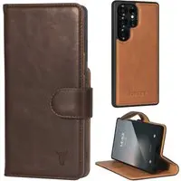 Abnehmbare Brieftaschenhülle für Galaxy S25 Ultra - TORRO Signature / Dunkelbraun