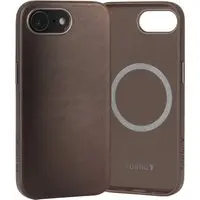iPhone 16e Leder Bumper Hülle - Dunkelbraun