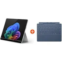 Microsoft Surface Pro (11. Edition) 13" OLED 2in1 Platin Snapdragon® X Elite 16GB RAM 512GB SSD Win11 ZIA-00004 inkl. Saphir Keyboard SL
