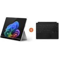 Microsoft Surface Pro (11. Edition) 13" OLED 2in1 Platin Snapdragon® X Elite 16GB RAM 1TB SSD Win11 ZIA-00004 inkl. Schwarzes Keyboard