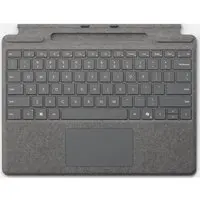 Microsoft Surface Pro Keyboard mit Stiftaufbewahrung platin