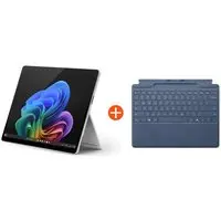 Microsoft Surface Pro (11. Edition) Copilot+ PC 13" 2in1 Platin Snapdragon® X Plus 16GB/512GB SSD Win11 EP2-08345 ohne Netzteil inkl. MS Surface Pro Keyboard mit Stiftaufbewahrung saphir