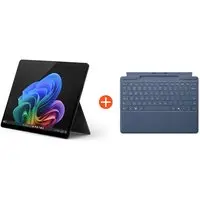 Microsoft Surface Pro (11. Edition) Copilot+ PC 13" OLED 2in1 Graphit Snapdragon® X Elite 16GB/1TB SSD Win11 EP2-08384 ohne Netzteil inkl. MS Surface Pro Keyboard mit Stiftaufbewahrung saphir