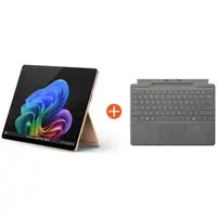 Microsoft Surface Pro (11. Edition) Copilot+ PC 13" OLED 2in1 Dune Snapdragon® X Elite 16GB/1TB SSD Win11 EP2-08389 ohne Netzteil inkl. MS Surface Pro Keyboard mit Stiftaufbewahrung platin