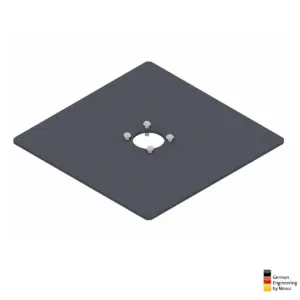 Novus Zubeh?r POS Standfu?-Platte 360x360 mm (795+1705+003), schwarz