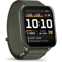 Garmin Venu® X1 Moosgrün mit ComfortFit-Nylonarmband Moosgrün