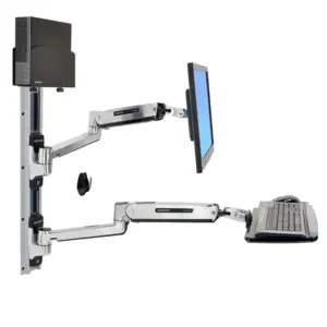 Ergotron LX Steh-Sitz Wandmontagesystem, schwarz (45-359-026)