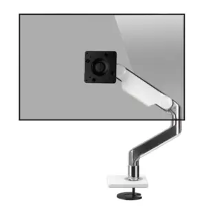 Humanscale M8.1 Monitor Tischhalterung Durchschraub schr?g, wei?