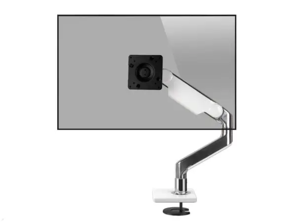 Humanscale M8.1 Monitor Tischhalterung Durchschraub schr?g, wei?