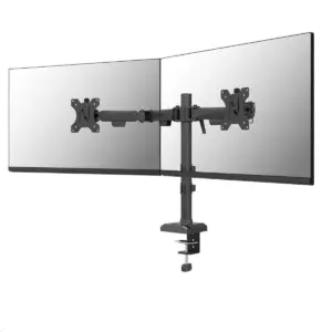 Neomounts NERO DS60-600BL2 Monitorhalter f?r 2 Monitore, schwarz