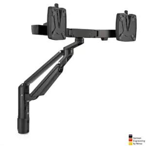 Novus Clu Plus X2 Dual Monitorhalter f?r TSS S?ulen (992+2008+001), schwarz