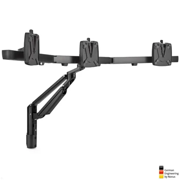 Novus Clu Plus X3 Monitorhalter f?r 3 Monitore an TSS S?ule, schwarz