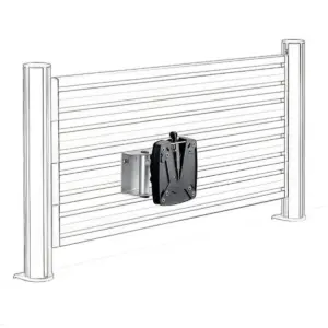Novus TSS Tragschlitten Monitorhalterung f?r SlatWall (963+0119+013)