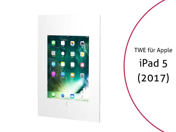 TabLines TWE035W Tablet Wandeinbau f?r Apple iPad 5 (2017), HB, wei?